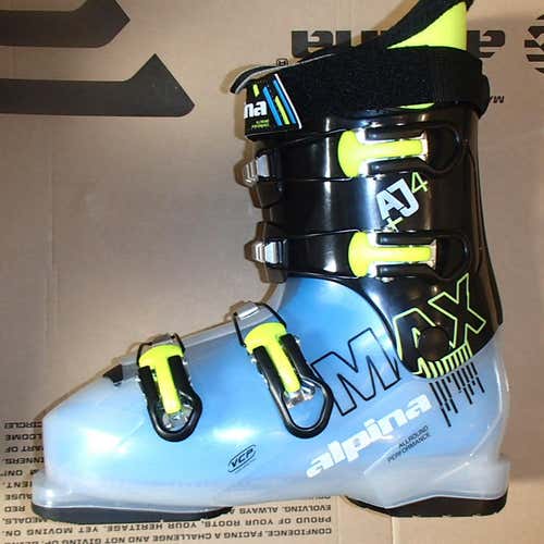 BUNDLE ALPINA AJ 4 Max ski boots 25.5 Tecnica 22/22.5 jr kids junior BOYS
