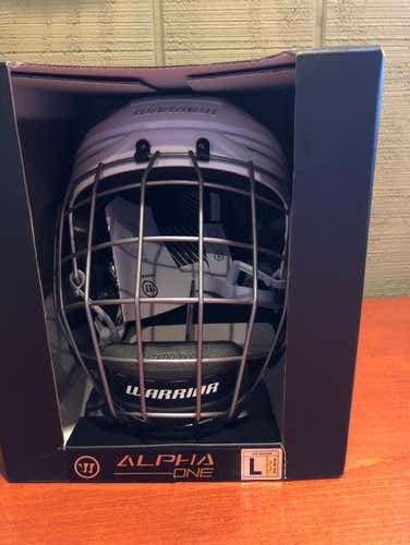 Brand New Warrior White Large Helmet Alpha One