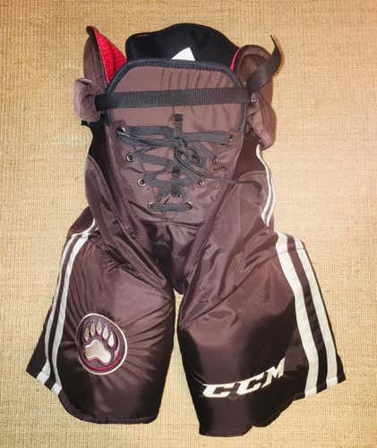 New NWT Pro Stock CCM HP45 AHL Hershey Bears Pants L