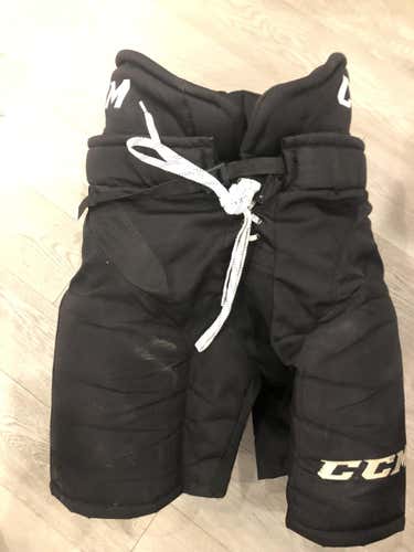 Used CCM HP31 Pants  Pro Stock Hockey Pants Black ,  Calgary Hitmen (P63)