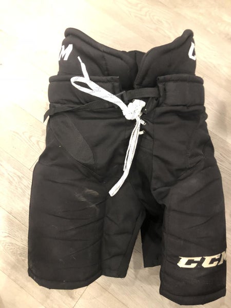 Used CCM HP31 Pants Pro Stock Hockey Pants Black , Calgary Hitmen (P63)
