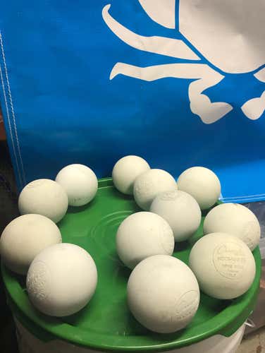 12 Used Lacrosse Balls Various Brands