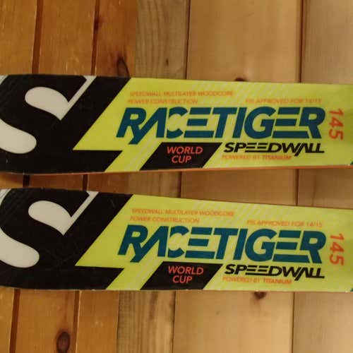 VOLKL Racetiger 145 SL race skis jr MARKER BINDINGS slalom junior kids