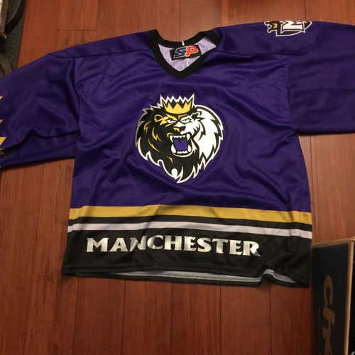 Manchester Monarchs jersey Old Team colors Purple and Gold