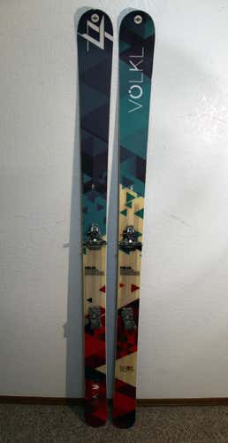 Volkl Nanuq Rocker Alpine Touring Skis Dynafit Speed Turn Bindings AT With Skins