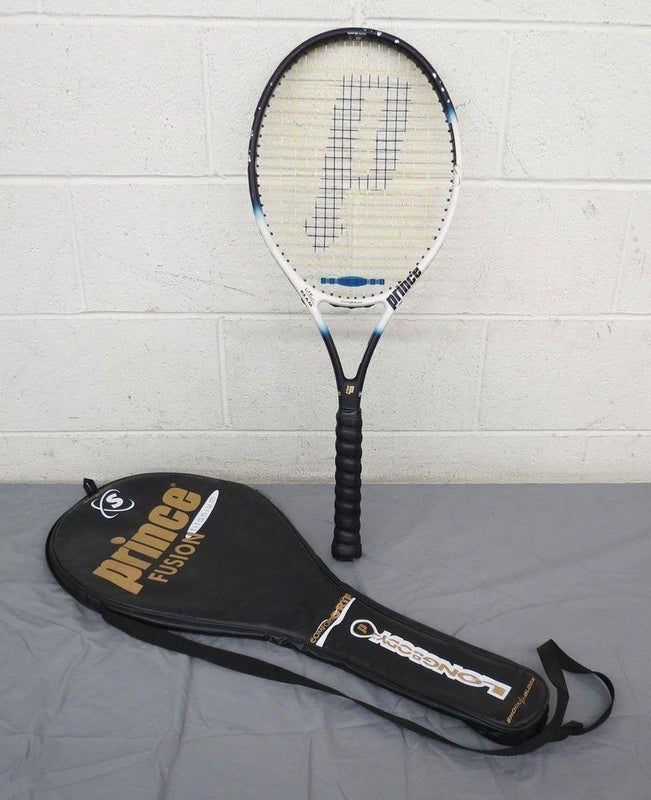 Prince Synergy Fusion Titanium Longbody Tennis Racquet w/4-1/2" Grip & Case LOOK