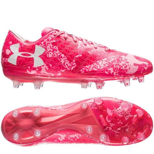 UA ClutchFit Force 3.0 FG sz 6 Limited Edition Power in Pink 1297548 661 BCA