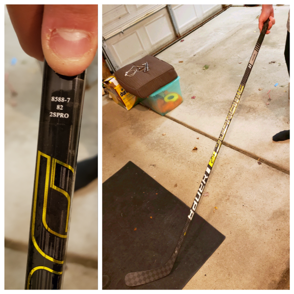New Bauer 2S Pro Stick Stick Righty Toe 86 - 90 Senior p92 curve