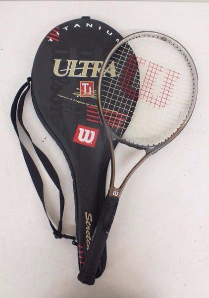 Wilson Titanium Stretch 110 Sq In Tennis Racquet w/4 3/8