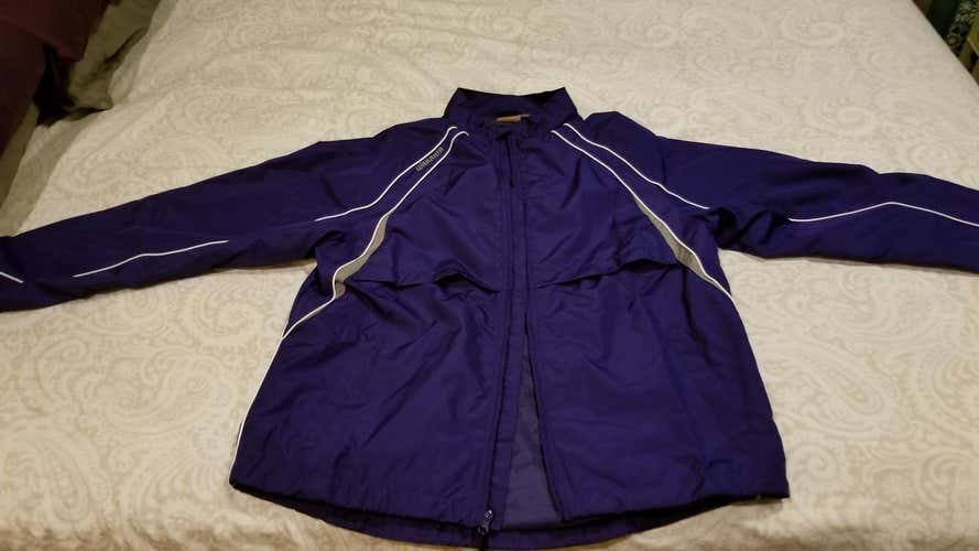 New Warrior Purple Warm Up Team Jacket Senior Large
