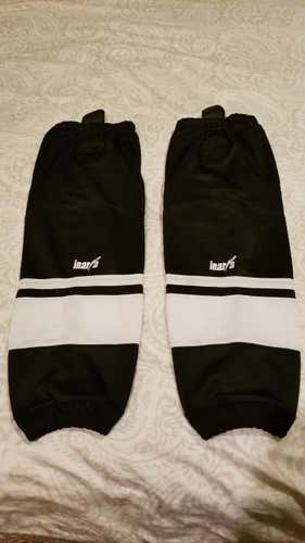 Inaria Black and White Hockey Socks Adult Large