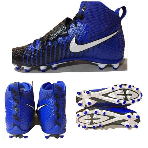 Nike Football Cleats Lunarbeast Strike Pro TD Black Racer Blue 9.0 NWB Shoes