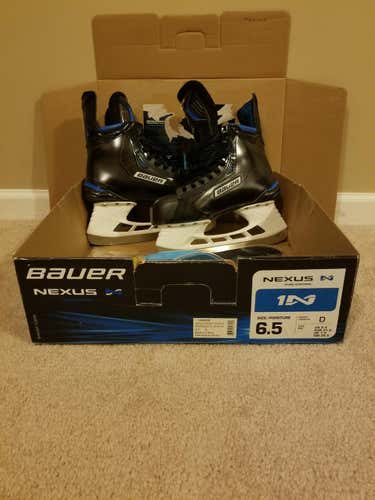 New Bauer Nexus 1N Skates Skates Senior Size 6.5