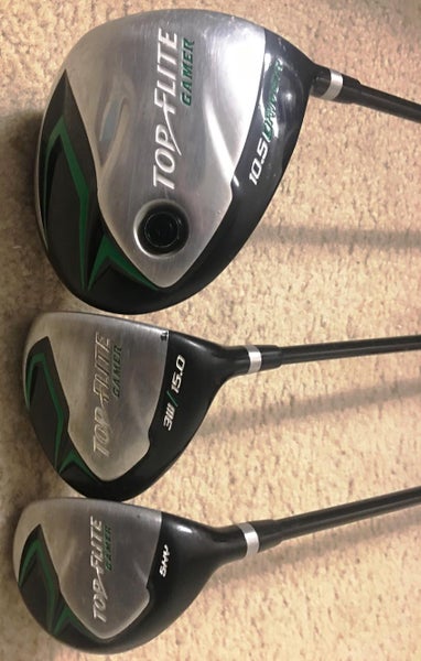 SET of THREE (3) Top Flite Gamer Drivers