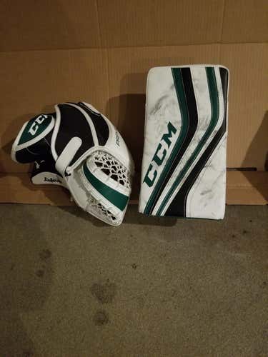 CCM Jr premier R1.5 glove and blocker regular