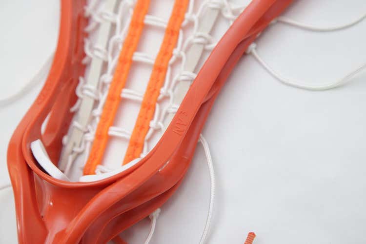 New Debeer NV3 Lacrosse Head Strung W/ Gripper Pro -Orange