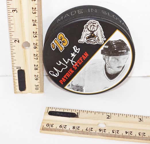 LONG BEACH ICE DOGS HOCKEY PUCK PATRICK STEFAN #13 OFFICIAL MINOR HOCKEY STYLE#5