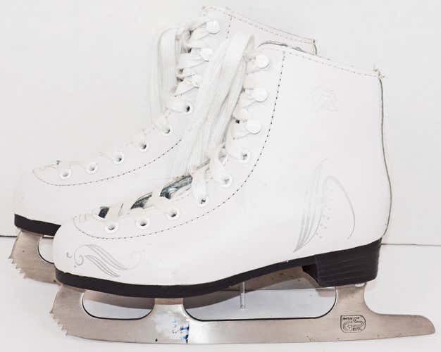LAKE PLACID ICE FIGURE SKATING J13 SIZE YOUTH GIRLS 13 ASPEN TRADITIONAL SKATES
