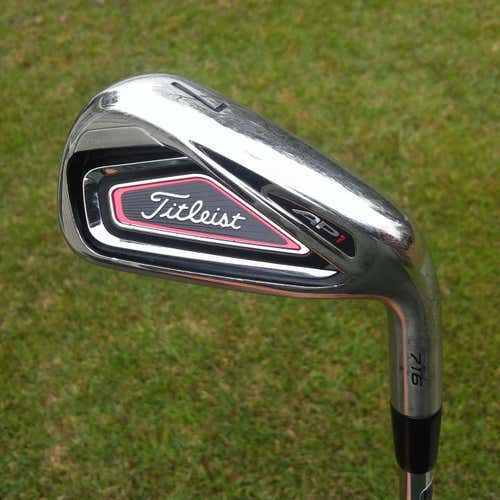 Titleist AP1 716 7 Iron Regular Flex Steel Shaft True Temper XP 90 R300 Right Handed!