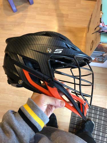 Cascade S Helmet Carbon/Orange