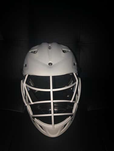 Matte White Evo Helmet (Used only 2 Games)
