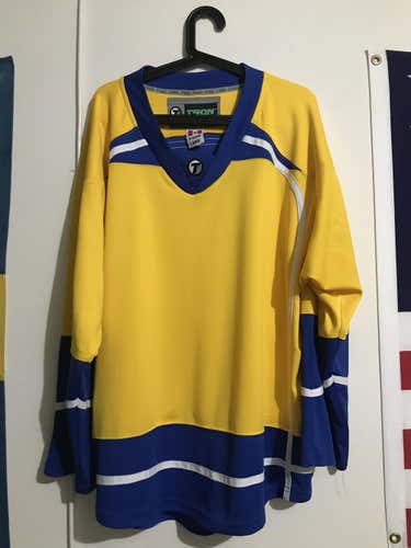 Tron Yellow Hockey Jersey - Large Senior