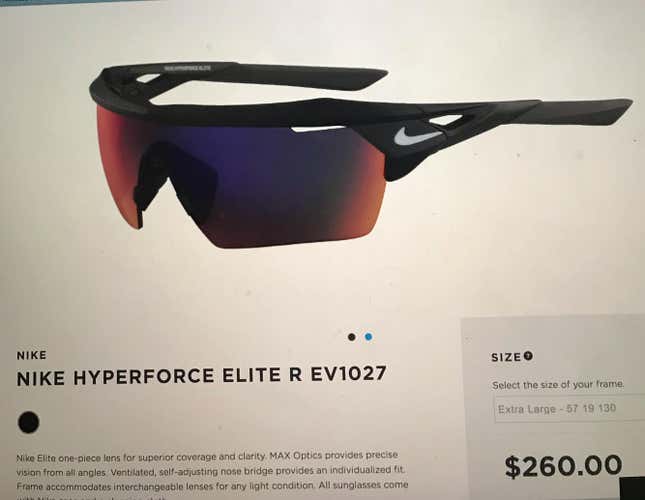 Nike Baseball Sunglasses: Nike Hyperforce Elite