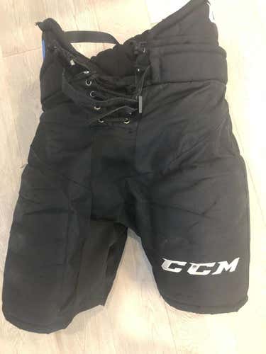 Used CCM HP31 (MED) Pro Stock Hockey Pants Black ,   (P65)