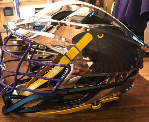 Iroquois Nationals Gun Metal Helmet