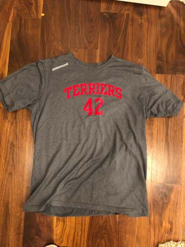 BU- Warrior #42 Game-day Shooter Shirt