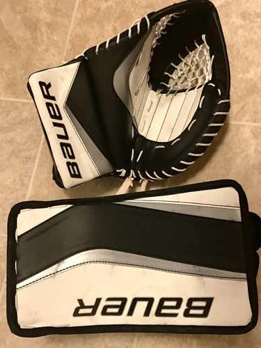 Bauer Reactor 7000 Goalie Glove & Blocker Regular Senior