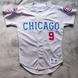 Chicago Cubs 1991-1993 Russell Road Jersey Size 40, Grey, 9, Javier Baez?