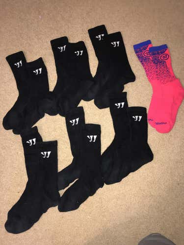 7 pairs of Warrior Socks
