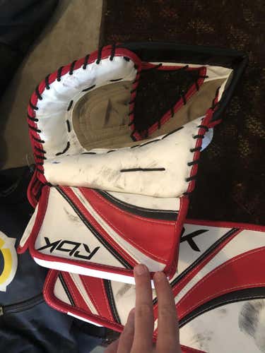 Reebok Goalie Glove Right Senior & Left Blocker