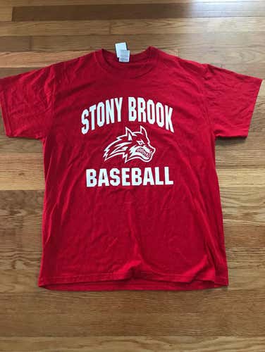 Stony Brook University Baseball T Shirt Size Mens Large