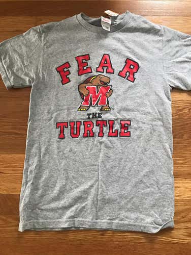 Maryland Lacrosse Fear The Turrle Mens Small T Shirt