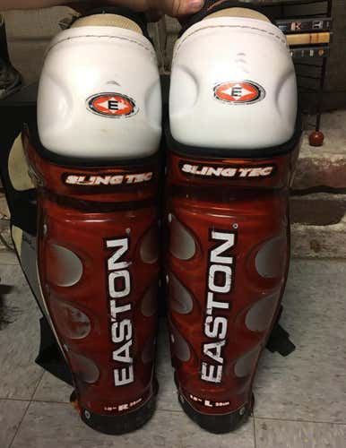 Size 15” Easton Shin Pads