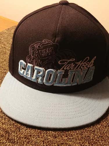 NC hat with leather strap
