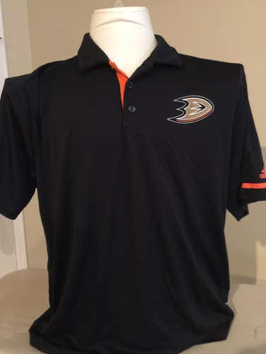 Anaheim Ducks Adidas Climachill Polo Shirt