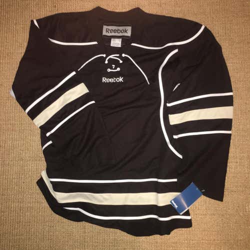 New NWT AHL Hershey Bears Dark Brown Reebok Edge Uncrested Adult Hockey Jersey Medium