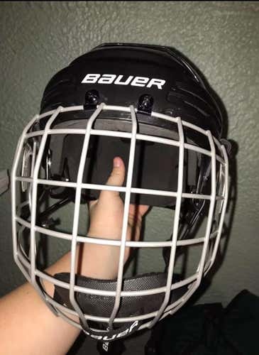 Black Hockey Helmet