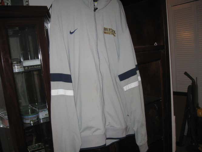 DREXEL DRAGONS NIKE BASKETBALL JACKET(XXL)EMBRIODED!