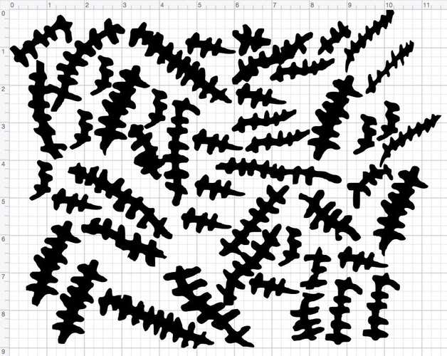 Hockey Goalie Mask Stitches Decals