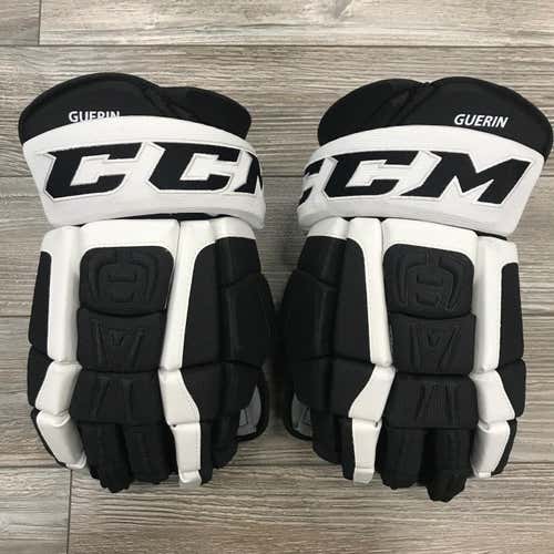 NEW! CCM CL PITTSBURGH PENGUINS NHL PRO STOCK HOCKEY GLOVES 15" GUERIN