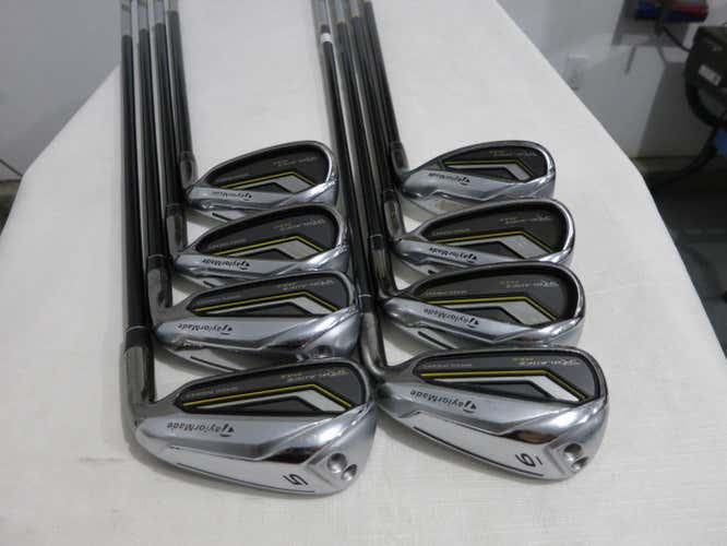 TaylorMade RocketBladez Max Iron Set - 5-PW, AW, SW - Senior Flex Graphite