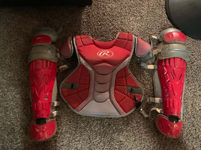 Rawlings Velo Catchers Gear Red/grey