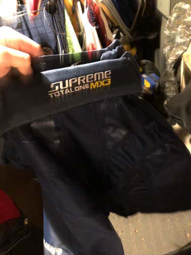 New Bauer MX3 Pants Shells Navy Senior Medium