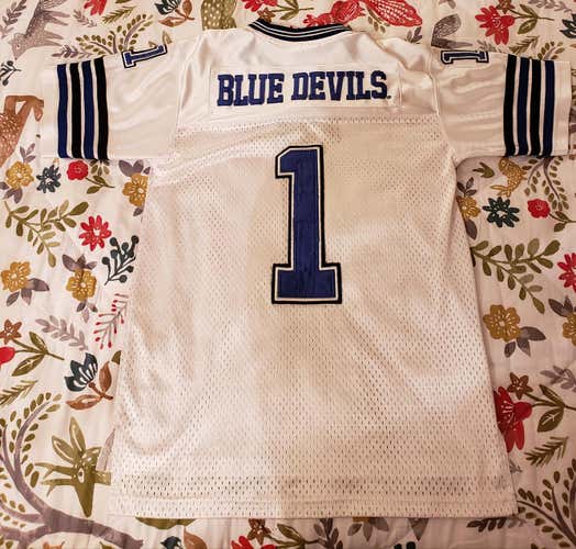 Duke Football Jersey Size YL