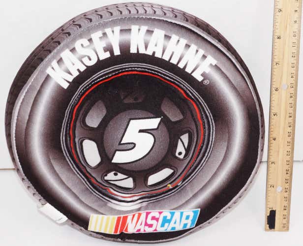 KASEY KAHNE #5 NASCAR WHEEL PLUSH TIRE 9" PILLOW HENDRICK MOTORSPORTS KELLY TOY