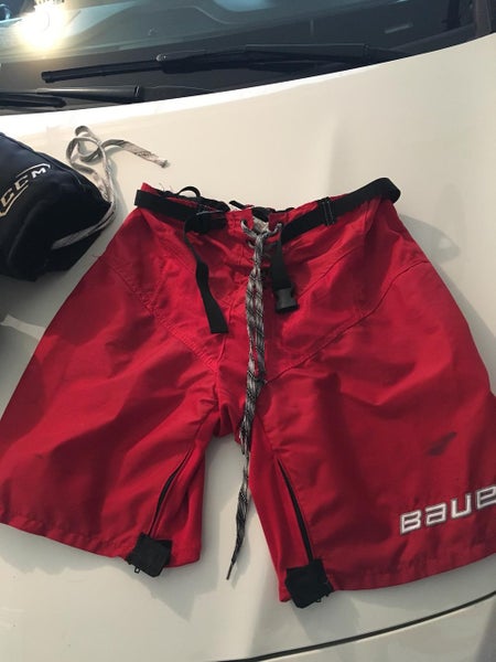 Bauer Nexus Senior Red Ice Hockey Pants Shell (very Good Condition)